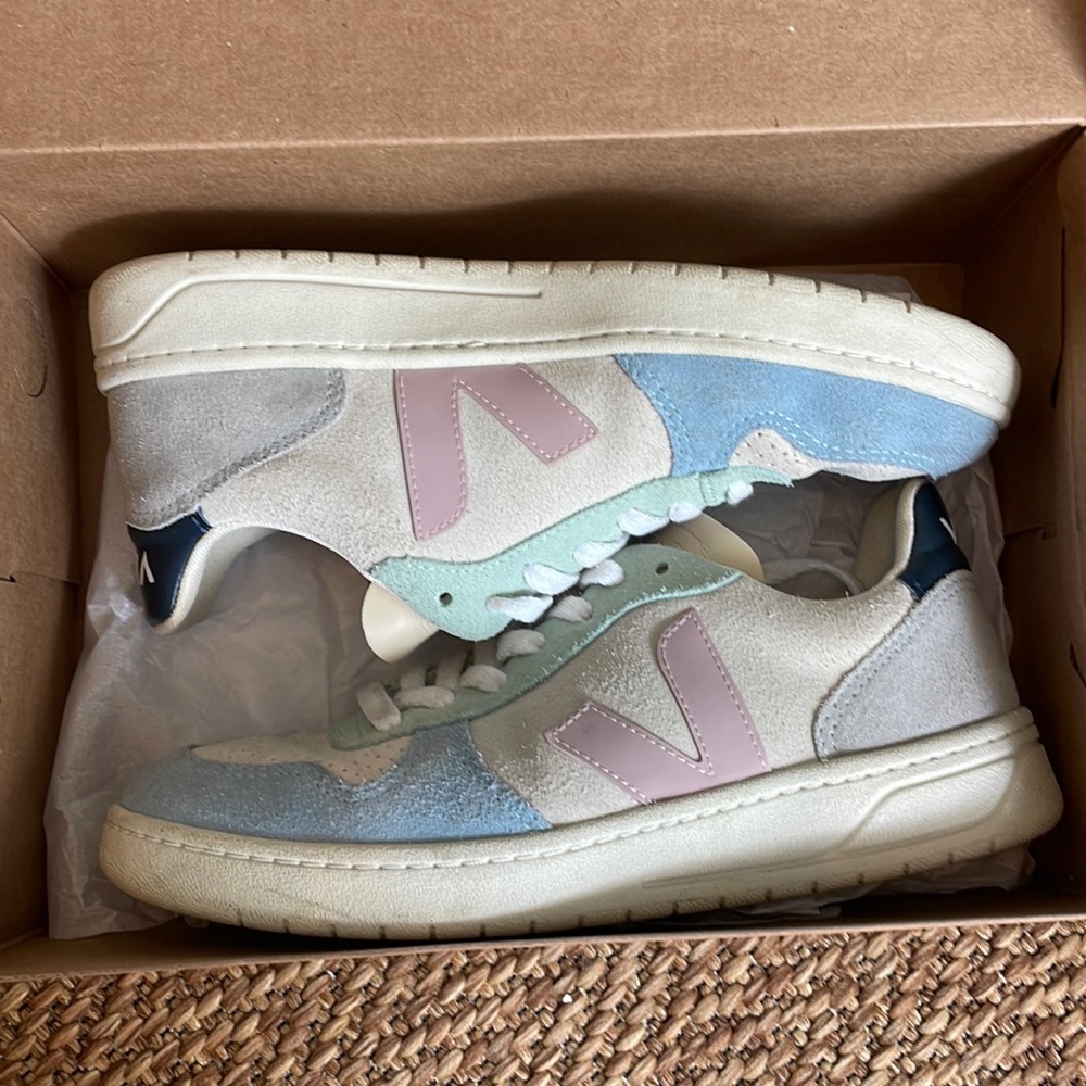 Veja V - 10 Suede, multicolor size 38